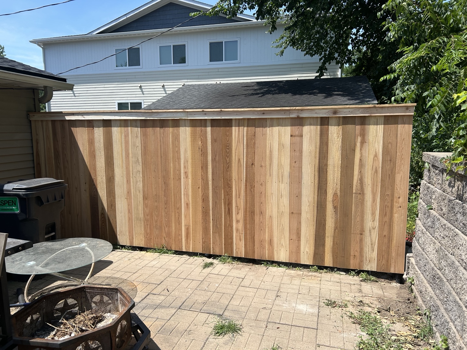 Northern Shield Fence Co. fence project